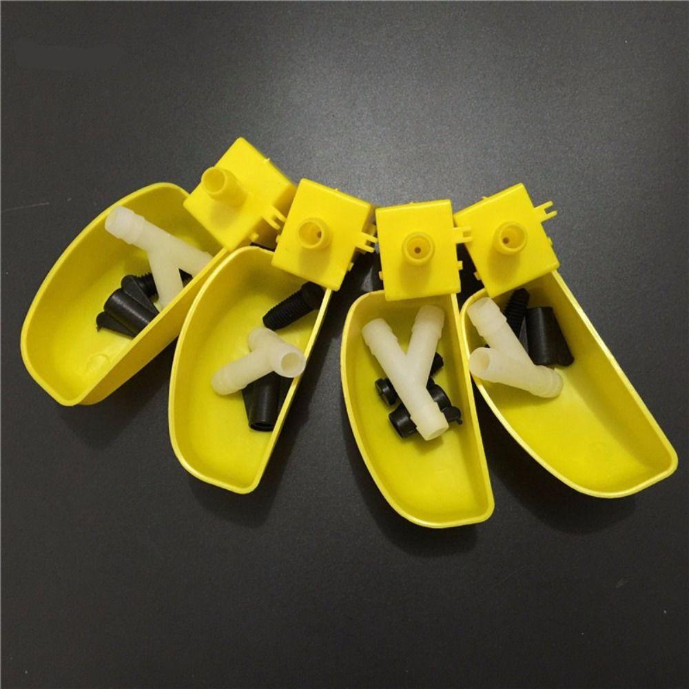 12Pcs Automatic Quail Drinking Bowl Plastic Drinking Cup Bowl Bird Waterer Feeder  Pigeons