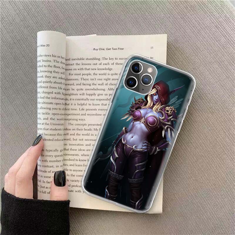 W-World Of W-Warcraft Чехол для телефона Эльф Для Apple Iphone 12 13 Мини 14 15 Про 17 Про Макс Эйр 11 16E 16 Плюс Обложка-Ракушка C