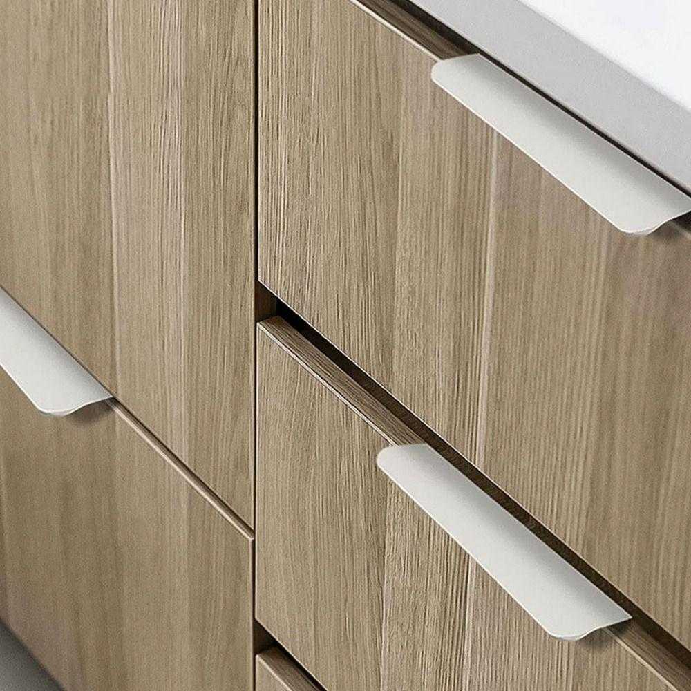 Hidden Invisible Door Handle Furniture Drawer Pulls Handle New Door Knobs Cupboard