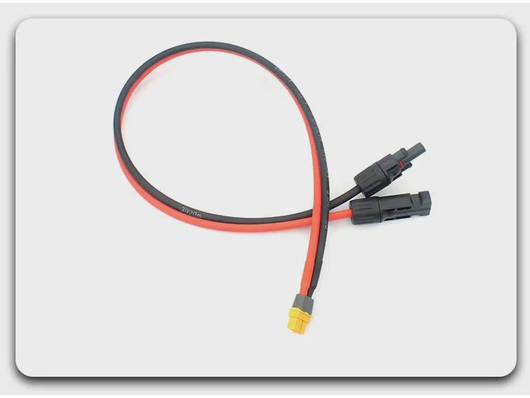 XT60 - MC4 Солнечный зарядный кабель 12AWG для хранения энергии