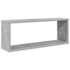 Vidaxl Półki Ścienne Kostki 6 Szt., Szarość Betonu, 60X15X23 Cm