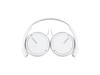Наушники SONY закрытые складные белые MDR-ZX110-W [item]