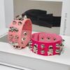 Широкий кожаный (PU) браслет в стиле панк с черепом 1 шт. Регулируемый готический браслет-манжета со звездным узором для мужчин и женщин Подарок на праздник