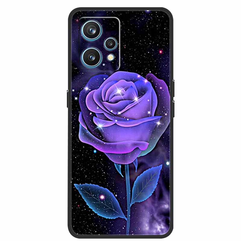 Чехол для Realme 9 RMX3521 Ударопрочный Мягкий силикон ТПУ Задняя крышка Для телефона Realme9 4G Чехлы Realme 9 6,4 дюйма Милый мультяшный чехол-сумка