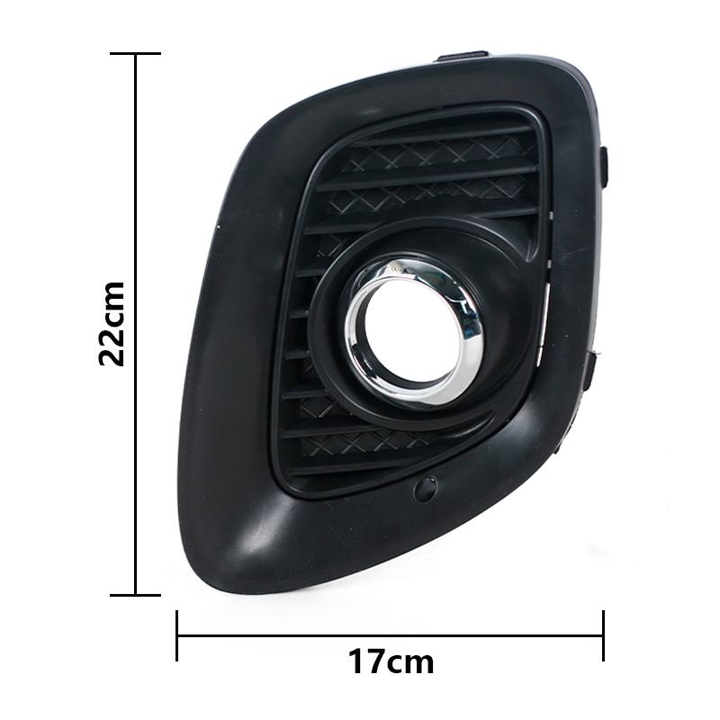 Car Front Bumper Fog Lamp Light Cover For Kia Picanto Morning 2015 2016 2017 Fog Light Grille Bezel Headlight Shell 86547-1Y520