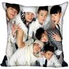 Подушка с принтом 2PM в стиле K-Pop, чехол для декоративной подушки, наволочка для диванной подушки на скрытой молнии, 45x45 см, 0216