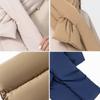 Down Cotton Cross Ring Scarves Windproof Down Cotton Scarf New Thermal Shawl  Women Men