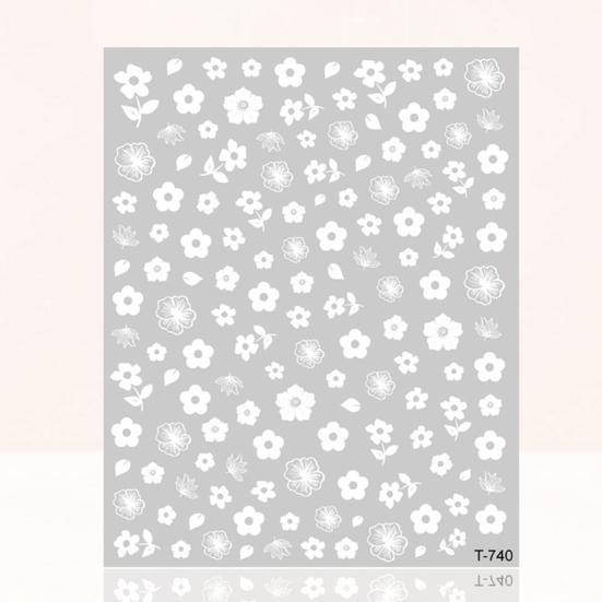 Украшение ногтей, хорошая универсальная бумажная художественная наклейка, легко очищаемая наклейка для ногтей для женщин