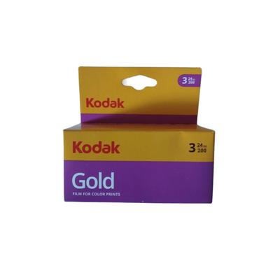 Kodak Цветная негативная пленка GOLD 200 35 мм 24 кадра набор из 3 шт 6033971
