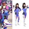 Костюм для косплея D.va из Overwatch, комбинезон для женщин, премиальный полиэстер для комфорта и долговечности