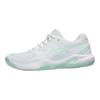 Asics Белые бледно-голубые женские кроссовки Gel Dedicate 8 1042A237-102