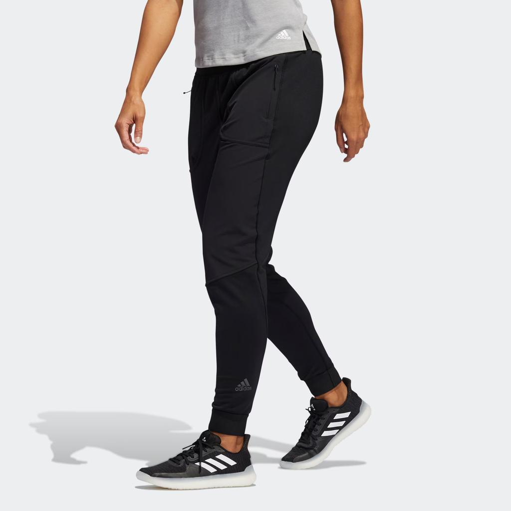 Adidas Cold.Rdy Comfortable Simple Fashion Versatile Knitted Sports Pants Women Bottoms Black FT7023