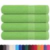 VidaXL Sauna Towels 4 Pcs Apple Green 80x200 Cm 100% Cotton 137032