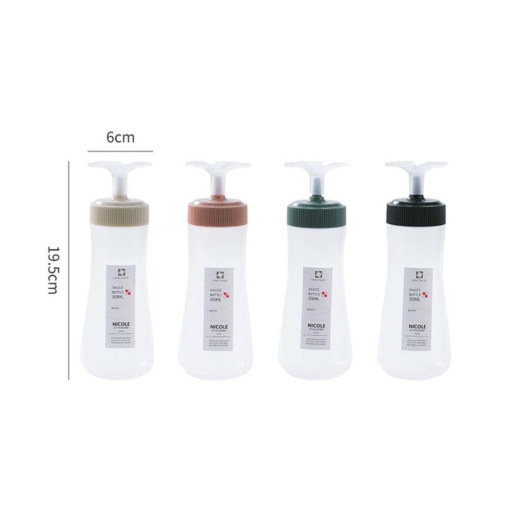 Kitchen Supplies Squeeze Sauce Bottles Plastic Condiment Bottles Durable Graduated Squeeze Bottle
