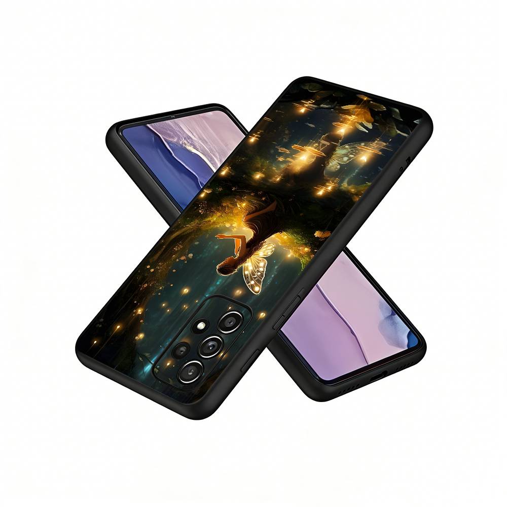 Светящийся чехол-фея для Samsung A21,31,51,53,71,20,22,30,32,42,50,10,11 4G 5G
