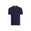 Polo Solid Color Logo Embroidered Vertical Button Short Sleeve Polo Shirt Men Polo Shirts Blue 710536856-342
