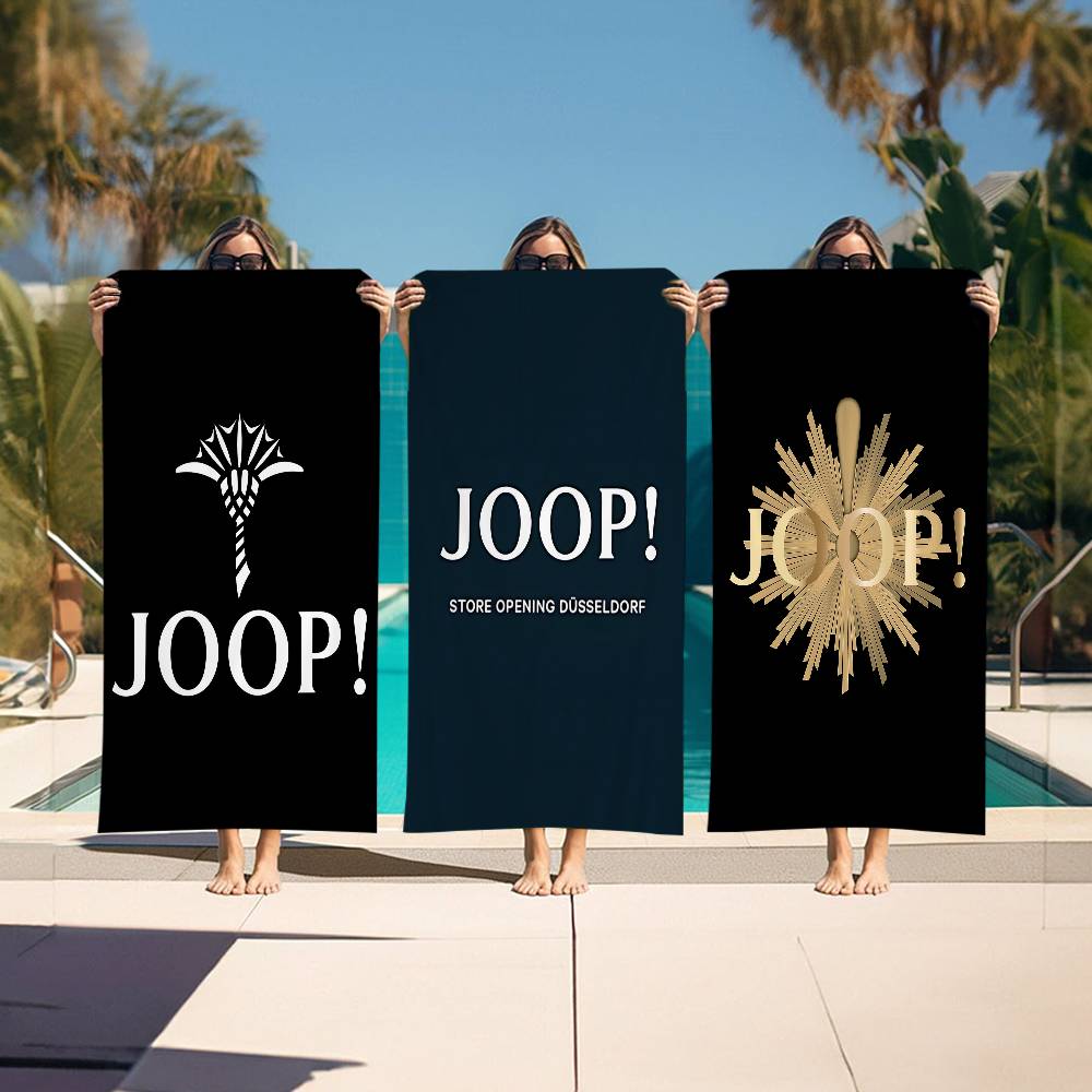 Модный Логотип J-Joop.png Микрофибровое Одеяло Быстросохнущие Пляжные Полотенца Большого Размера Печать Супервпитывающее Полотенце-Одеяло для Бассейна