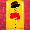 New Magnetic Christmas Snowman Fridge Door Stickers Merry Christmas Decoration