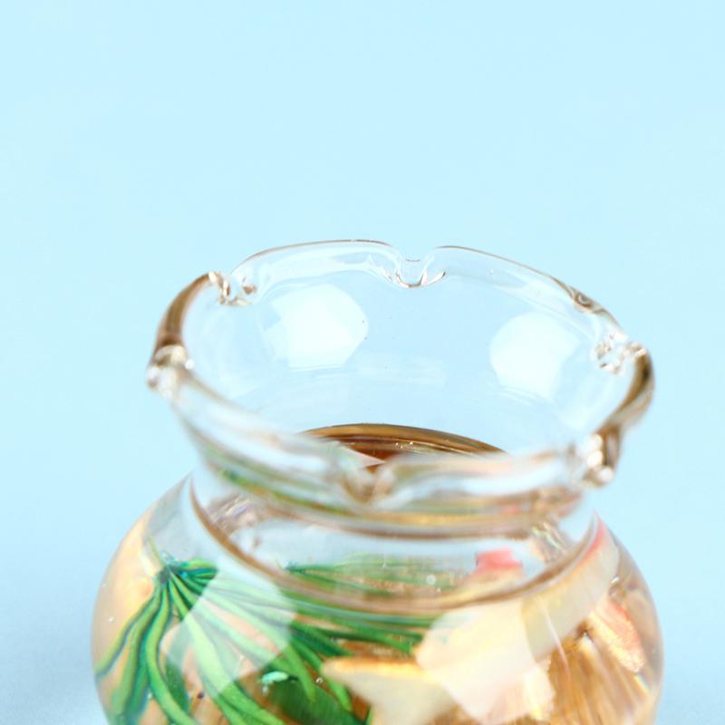 Кукольный домик миниатюрный стеклянный аквариум чаша аквариум кукольный дом домашний орнамент игрушка