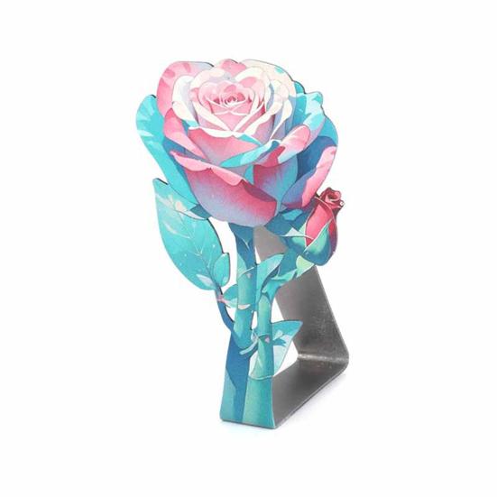 4 шт. Зажим для скатерти из нержавеющей стали Роза Нескользящий для помещений и улицы Свадьба