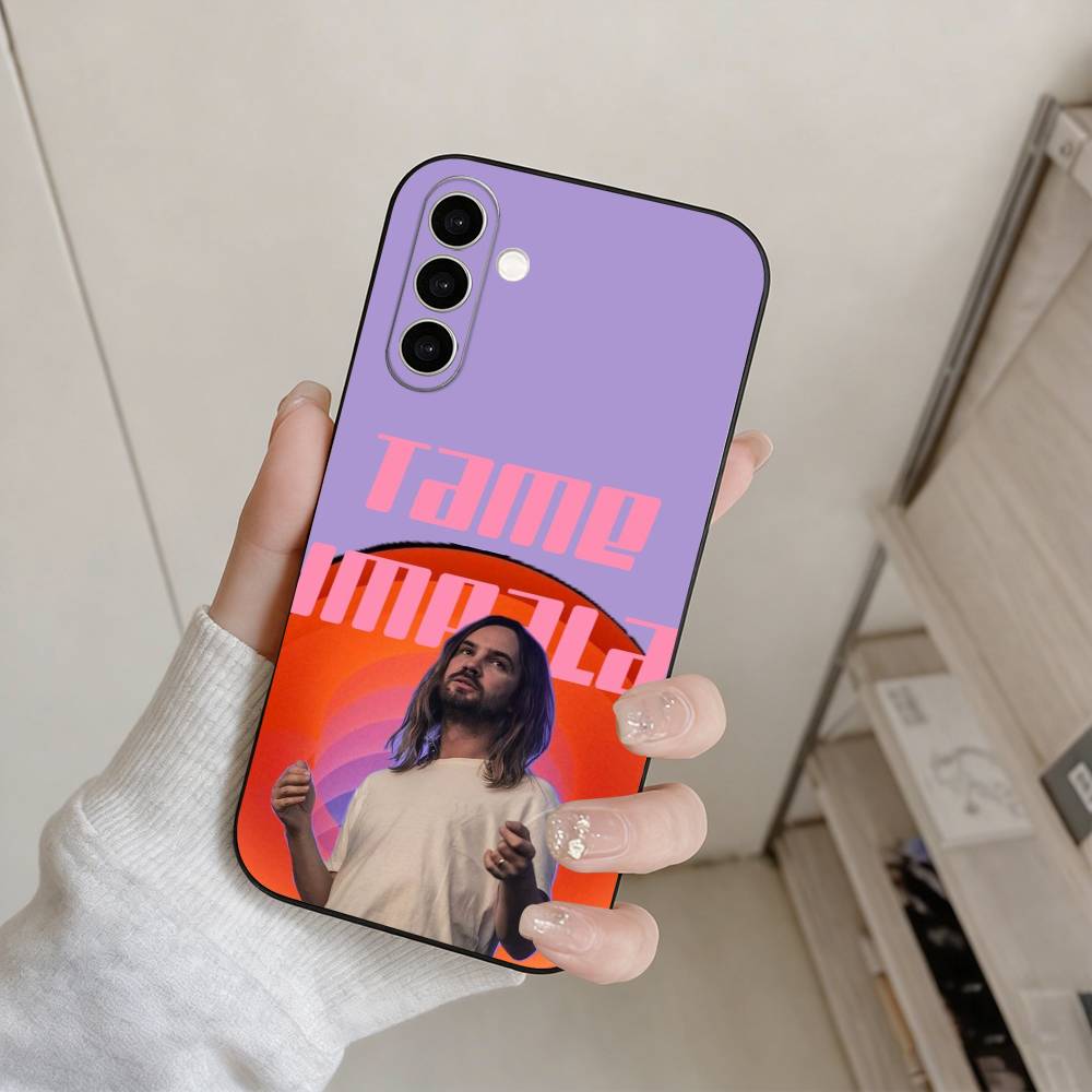 Чехол для телефона Deadbeat T-Tame I-Impala для Samsung Galaxy A73, A72, A71, A70, A53, A52, A51, Других Мягкий Черный Чехол