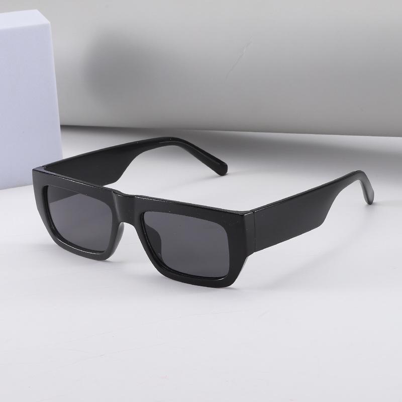 New fashion box wide legs men's and women's sunscreen sunglasses, European and American ins sunglasses personalized sunglasses