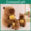 Plush Capybara Cartoon Toy Chef Bread Filling Doll Restaurant Doll Decoration