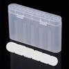 1PC 2/6/10 Slot Waterproof Storage Box For 18650 Batteries DIY Accessories Portable Holder Case Protectors Organiser