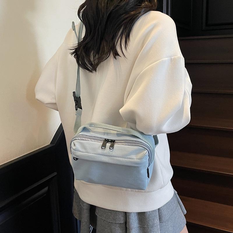 Женская легкая нейлоновая сумка кроссбоди - Компактная повседневная сумочка для поездок на работу и выхода в свет