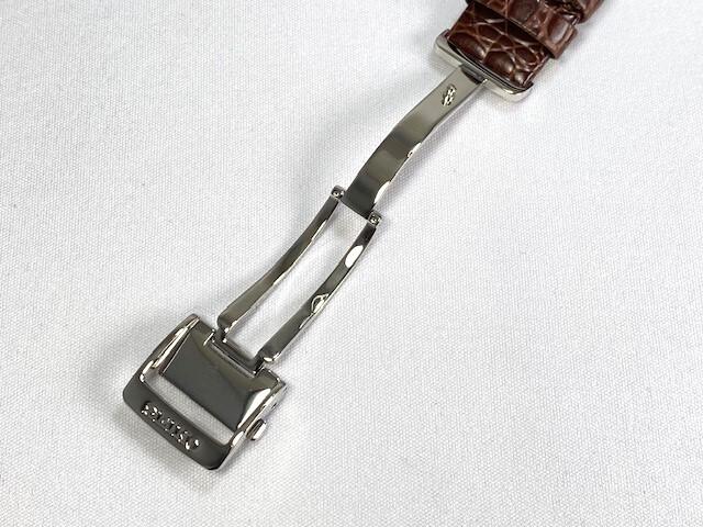 4A071JL SEIKO Premier 21 мм Кожаная Телячья для и других через Ремешок, Тисненая, Коричневая, для моделей SNP025JC/ 7D56-0AA0. (Доставка Nekoposu)