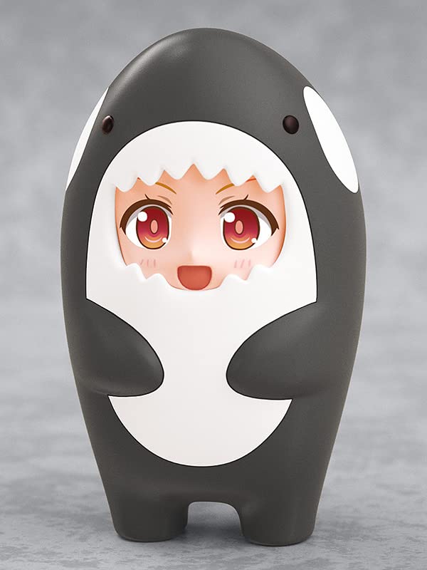 Nendoroid More Kigurumi Face Parts Case Killer Whale Plastic Painted Complete Parts Case G16236 Non-Scale