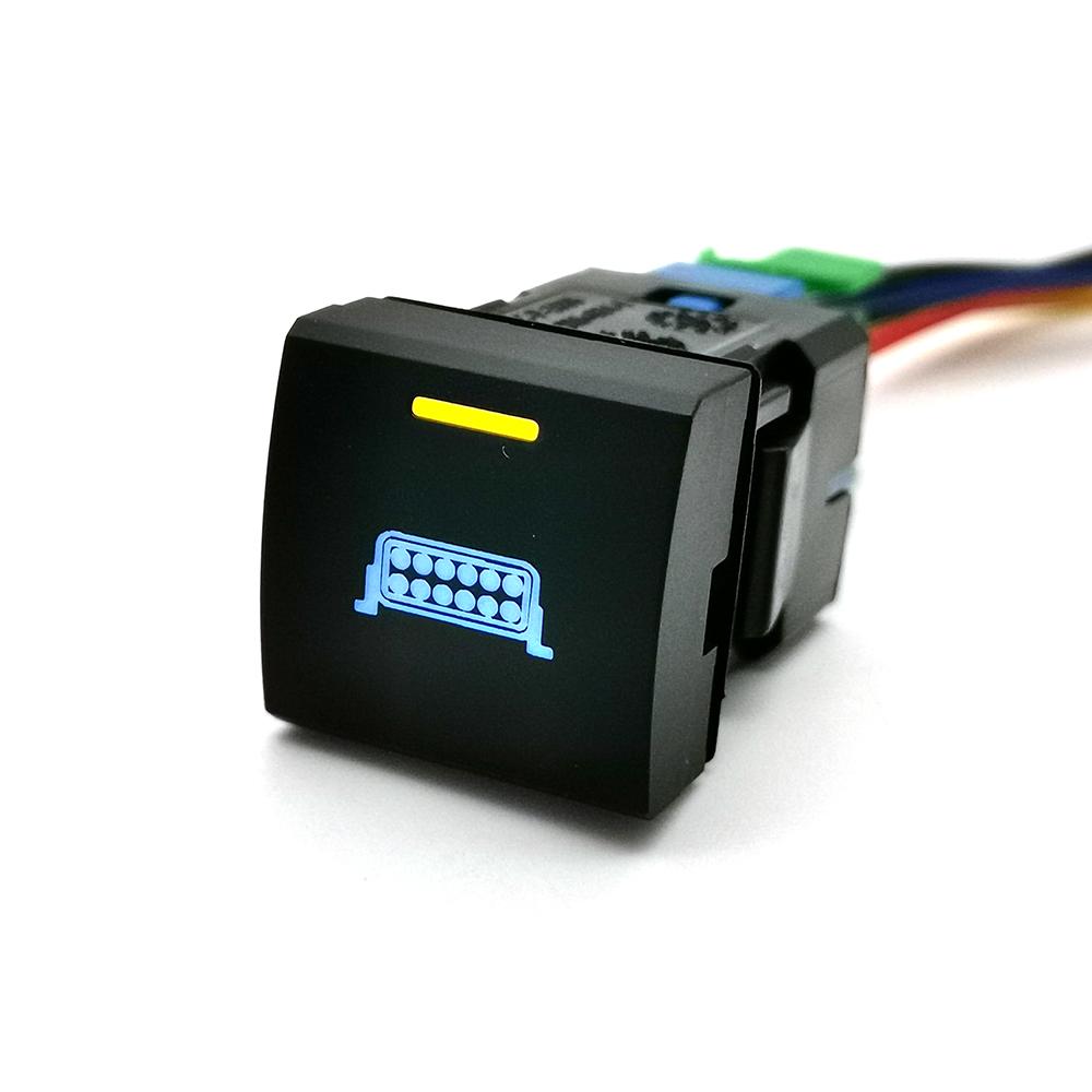 1PC Car LED DRL Radar Power on Off Fog Light View Switch Button Fit for Toyota Camry for Corolla Altis 2019 for Prado 150 2020