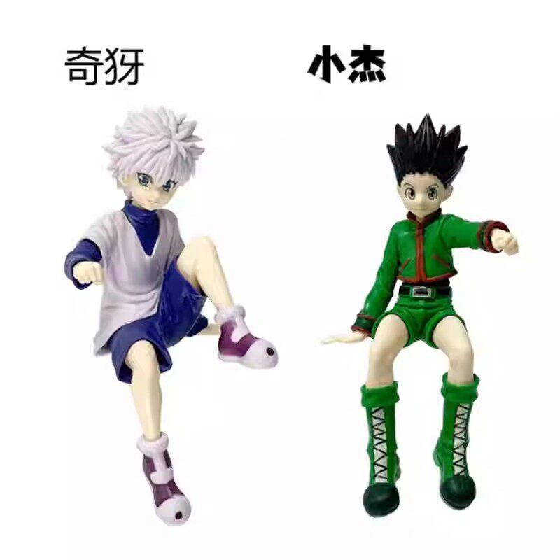 Аниме Hunter x Hunter Фигурка-стоппер для лапши, Killua Zoldyck & Gon Freecss, Модель для украшения рабочего стола, Высокое качество
