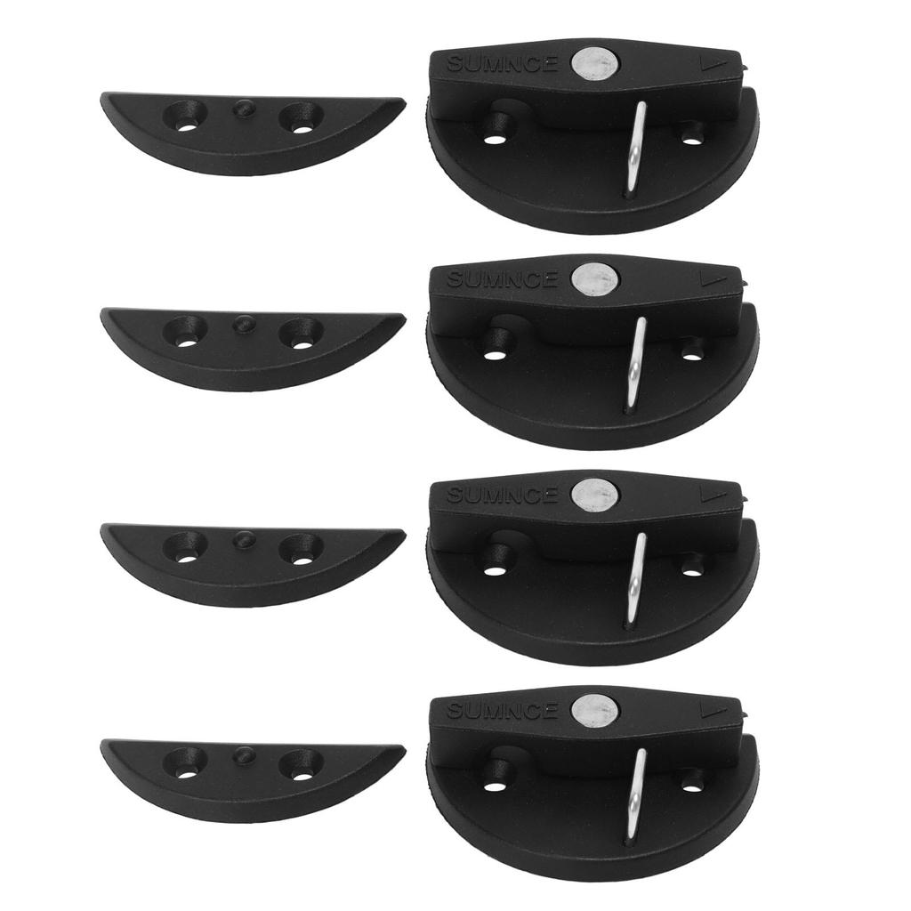 4 Sets Boat Cabinet Twist Latch Reinforced Nylon 59mm Round Turn Button Lock for Yacht RV Door Cabinet Hatch