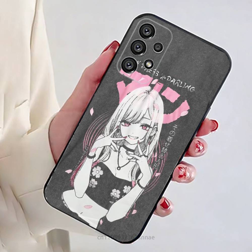 Чехол для телефона Marin Kitagawa для Samsung Galaxy A13, 21s, 22, 31, 32, 52, 53, 71, 80, A91 Мягкий черный корпус