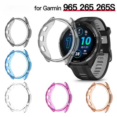 Чехол для Garmin Foreruner 965 265 265S Аксессуары Чехол из ТПУ Защитная накладка для Garmin 965 265 265S Бампер Защитный чехол