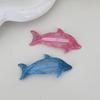 Colorful Snap Clip Girls Kid Hairpins Glitter Metal Hair Clip Dolphin with Glitter Handmade Hairpins Snap Hairpins