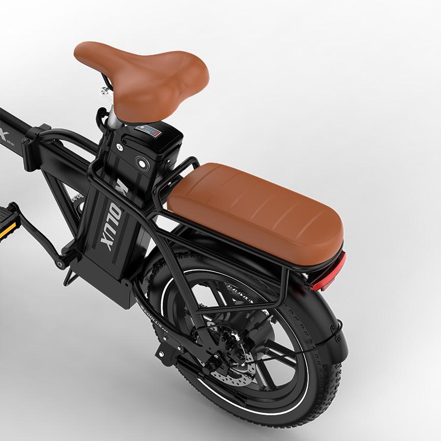 Folding City Electric Bike KOOLUX X10 Adult Commuting Electric Bicycle 36V13Ah Battery 16 Inch Tires 50-65KM Range 350W 120KG Load E-Bike