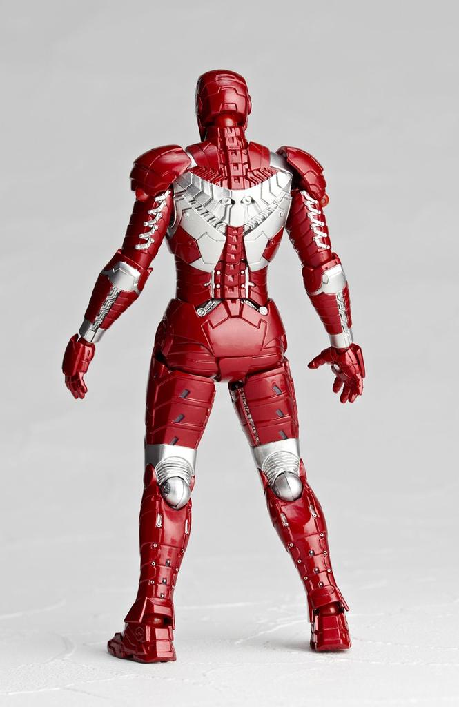 Legacy of Revoltech Iron Man 2 Iron Man Mark V, Approximately 155mm ABS & PVC Pre-painted Action Figure, LR-024 [Parallel Import]