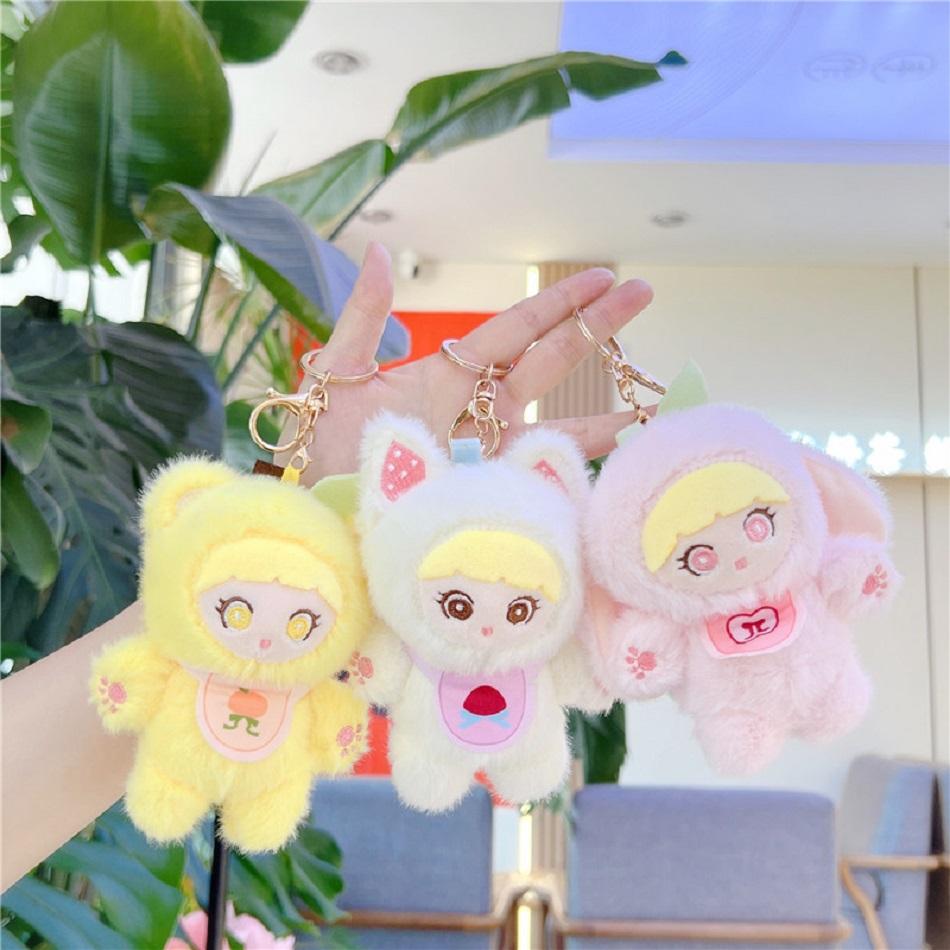 Новый милый кулон Nommi Loveliness Плюшевые игрушки Кукла подвеска для сумки брелок Модная мультяшная Кукла Игрушки для девочек Рождественские подарки