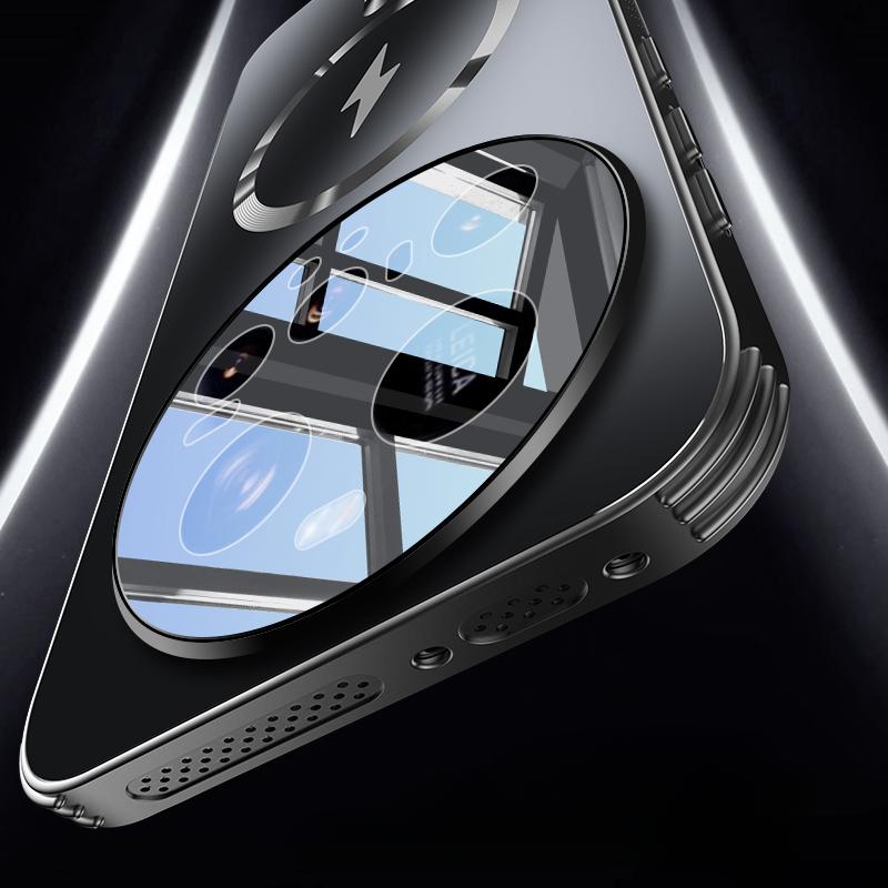 Для Чехол Magsafe для Xiaomi 15 Ultra Frosted Shockproof Lens Film Защитная пленка для Xiaomi Mi 15 14 Pro 13 Магнитный чехол