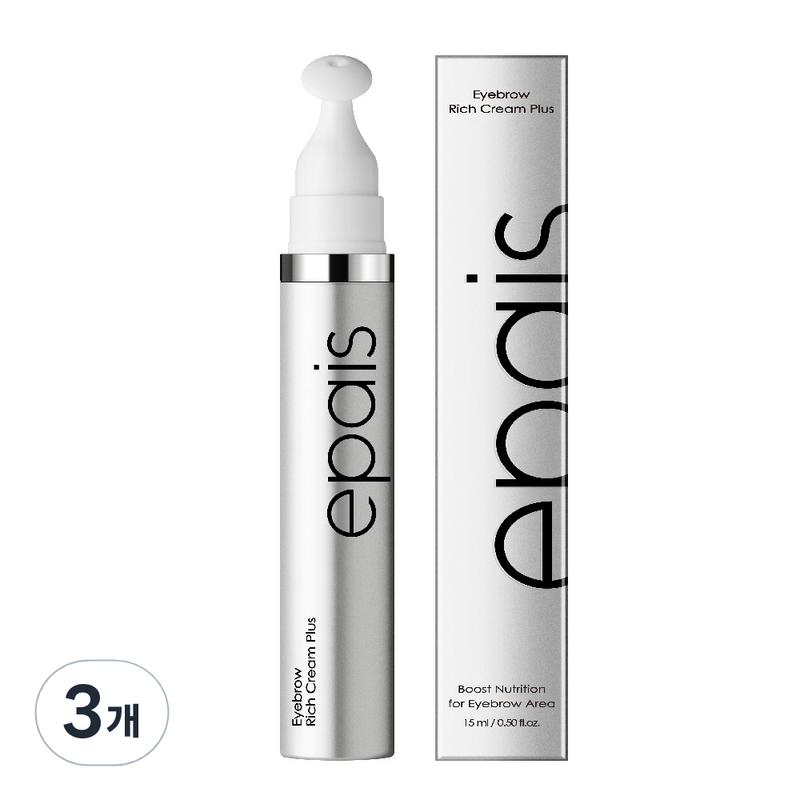 Aipe Eyebrow Rich Cream Plus Eyebrow Cream, 15ml, 3 pcs