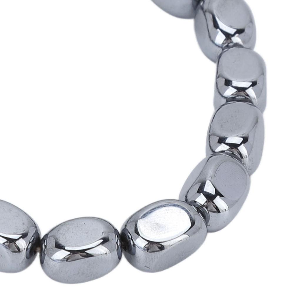 Terahertz Bracelet  Loose Elastic Natural Beads Terahertz Bracelet for Women Men