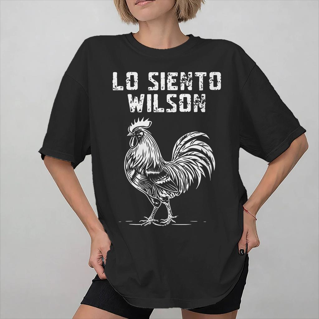 New Arrival Lo Siento Wilsons Rooster T Shirt For Unisex Cotton Tshirts Short Sleeve Tops