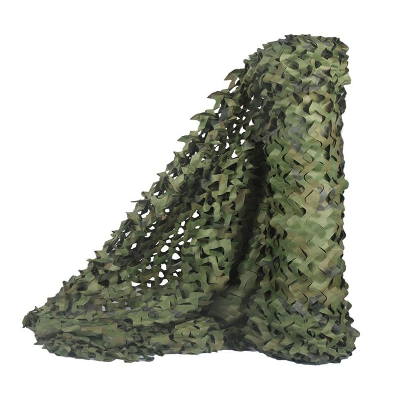 Camouflage Anti-Drone Net - Military Grade Leaf Pattern Concealment Mesh for Outdoor Stealth & Sun Protection Net