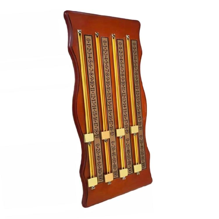 Snooker Game Counters Wall Mounted Scoreboard Portable Wood Billiard Score Board Counters Wood Scoring Device Enduring