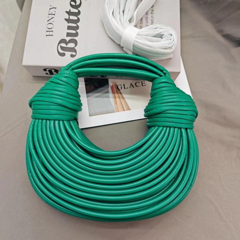 Handbags for Women New In Gold Luxury Designer Brand Handwoven Noodle Bags Rope Knotted Pulled Hobo Silver Evening Clutch