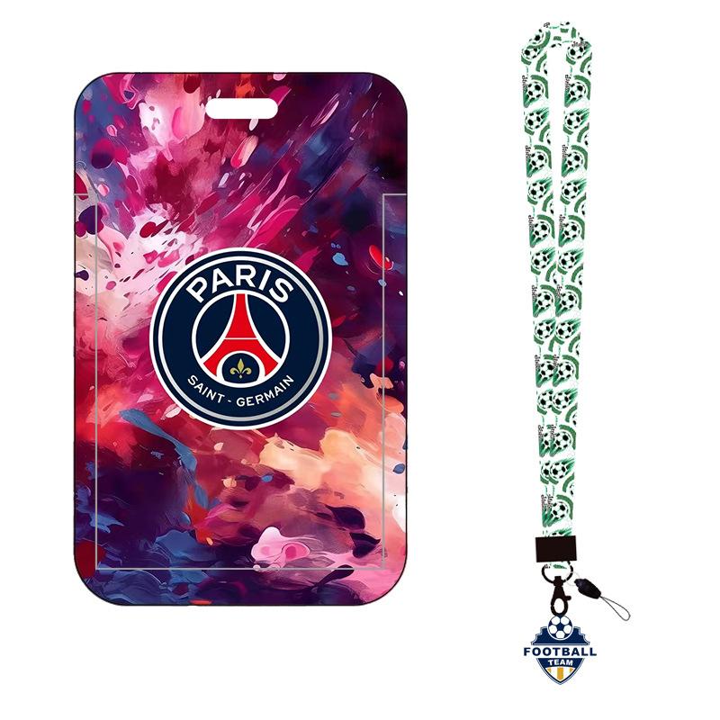 Work Permit Bank Card Card Sleeve with Lanyard Exhibition Work Card Badge