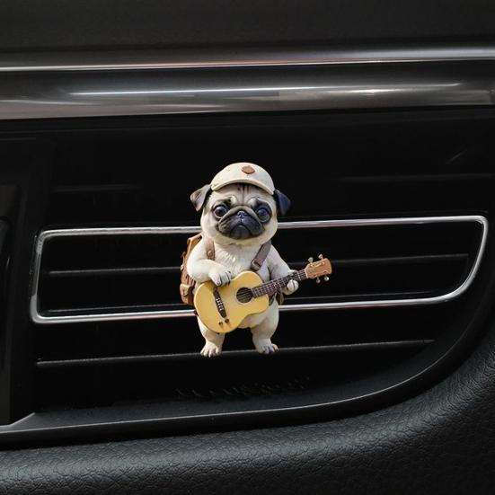 Автомобильный освежитель воздуха акриловый пес клипса на воздуховод декоративный аромат для автомобиля клипса для автомобильного кондиционера нержавеющий пес любит подарок аксессуары для салона автомобиля