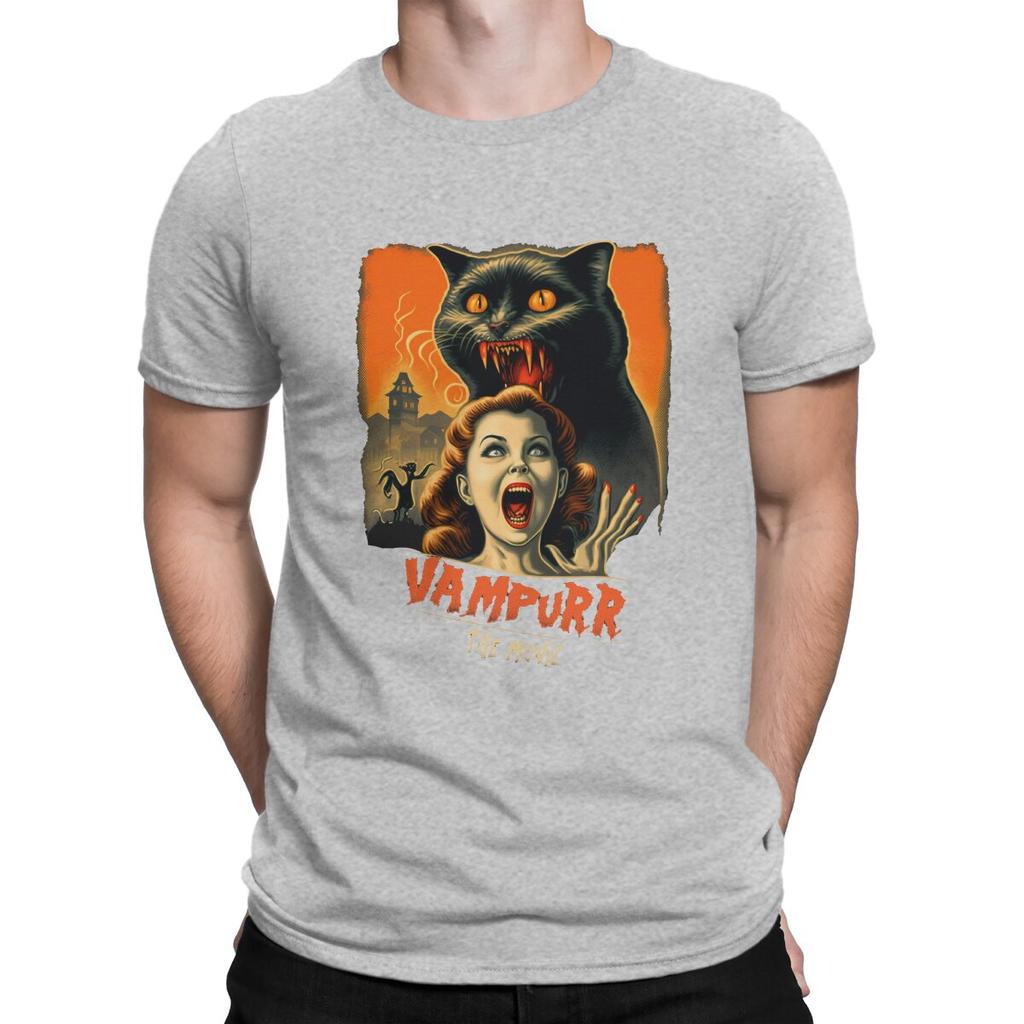 Футболка в стиле хип-хоп Vampurr The Movie Cat The Return Of Vampurr, футболка для отдыха, новинки для взрослых